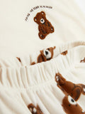 Teddy Bear Micro Fleece Long Sleeve Pajamas