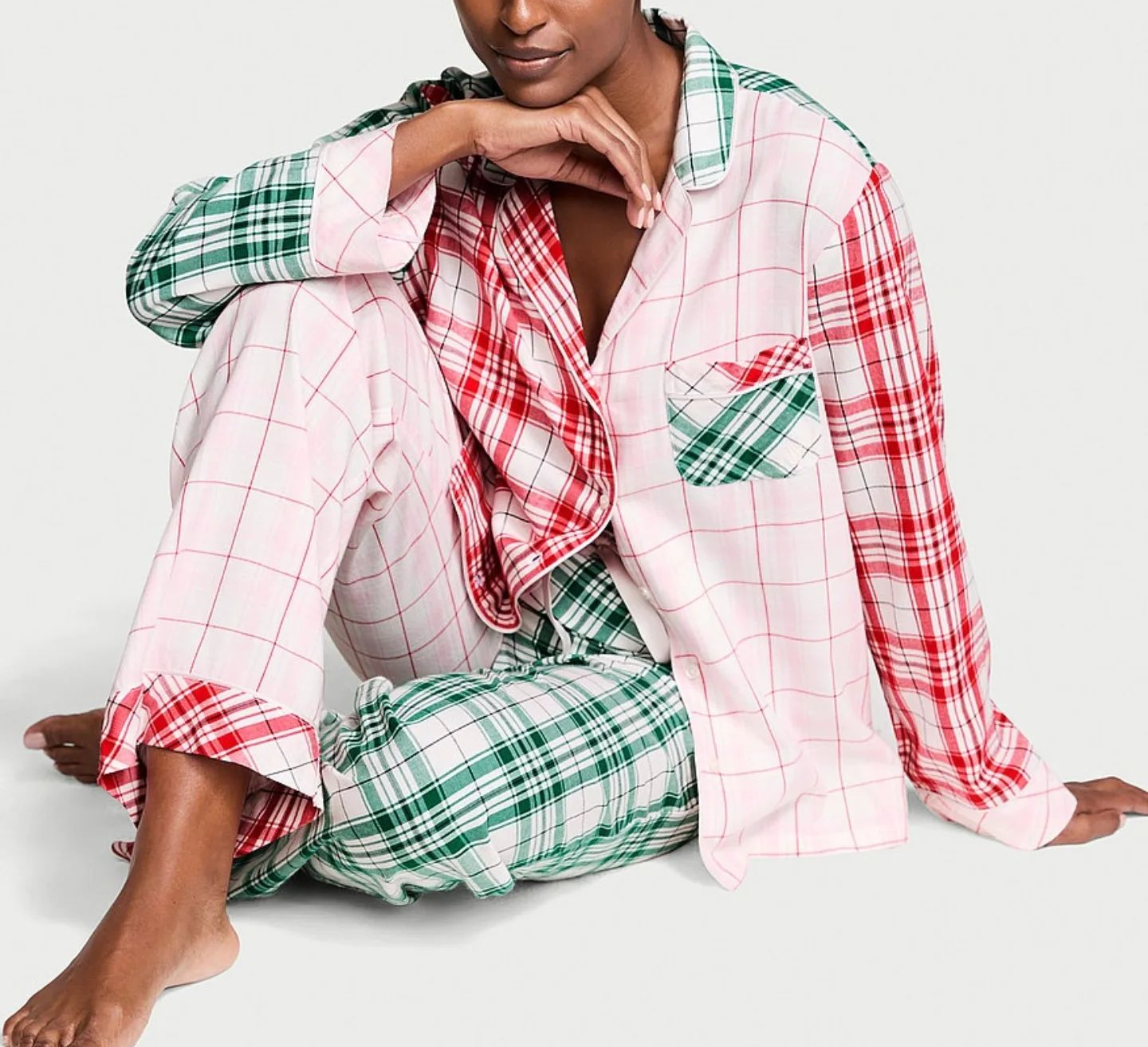 Satin Long Pajama Set